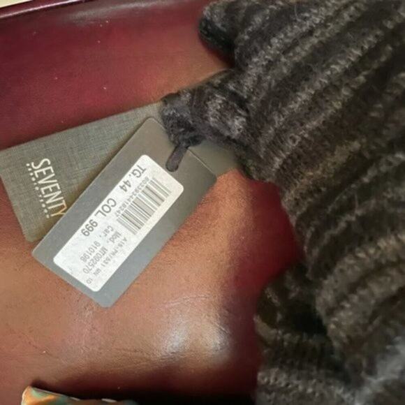 SEVENTY VENEZIA Sweater Black Size 8 - Picture 5 of 6